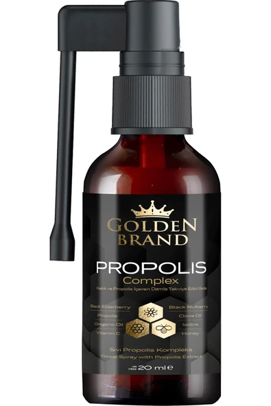 Golden Brand Propolis Complex Kekik ve Propolis İçeren Sprey 20 ml ürün görseli 1
