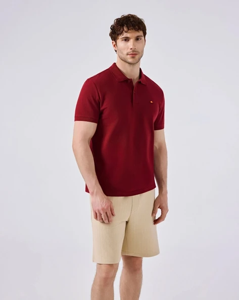 Ellesse 6SM5044-TRD Erkek Polo Yaka Tişört - Kırmızı ürün görseli 1