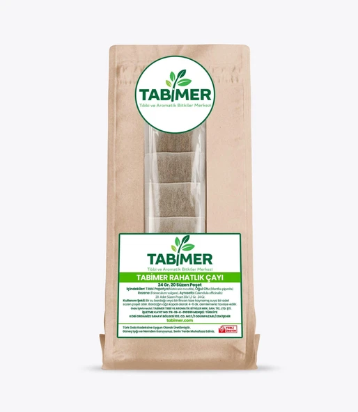 Tabimer Rahatlık Çayı 30 gr 20 Süzen Poşet ürün görseli 1