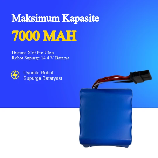 Dreame X50 Pro Ultra Robot Süpürge 7000 mAh Batarya ürün görseli 1