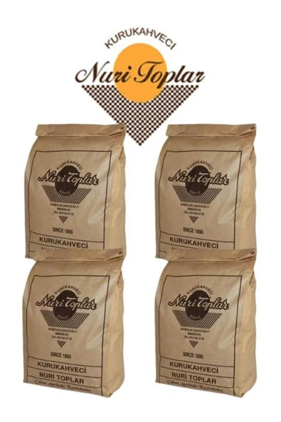 kurukahveci nuri toplar Türk Kahvesi 250 Gr. 4 Adet(GÜNLÜK ÇEKİLMİŞ) ürün görseli 1