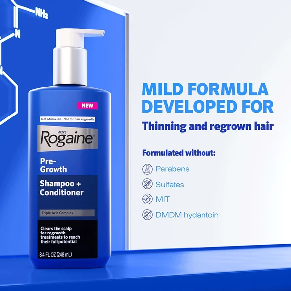 Rogaine Pre-Growth 2in1 Şampuan 248ML - Resim 2