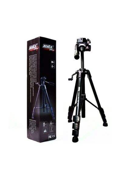 PDX 301 Dx Plus 149cm Hidrolik Kafa Profesyonel Tripod ürün görseli 1
