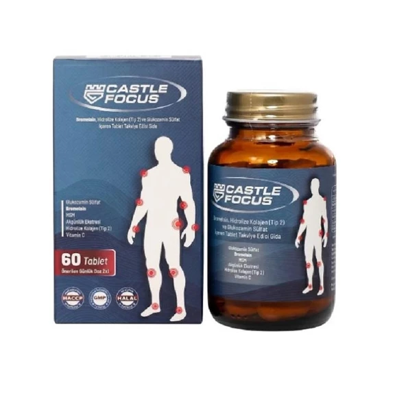 Castle Focus Glukozamin 60 Tablet ürün görseli 1