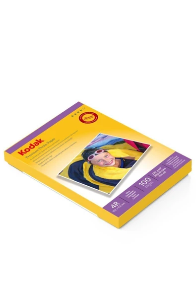 Kodak 10x15 Inkjet Fotoğraf Kağıdı  4r  Parlak 230gr. ürün görseli 1