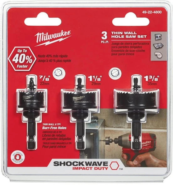 Milwaukee Panç İmpact Seri 3 Lü Set 49224800 ürün görseli 1
