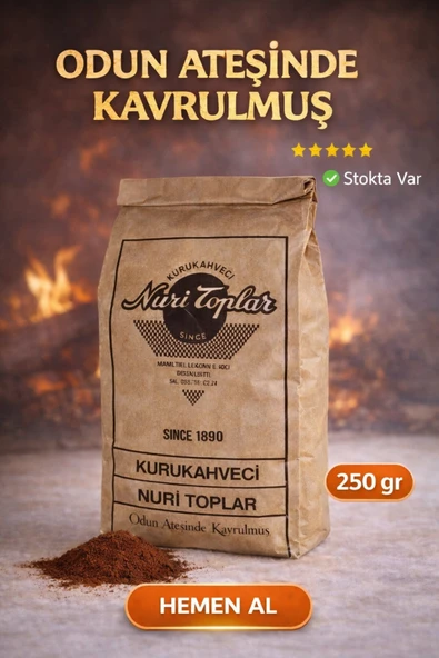Nuri Toplar 250 gr Günlük Taze Çekim Türk Kahvesi 250 gr ürün görseli 1