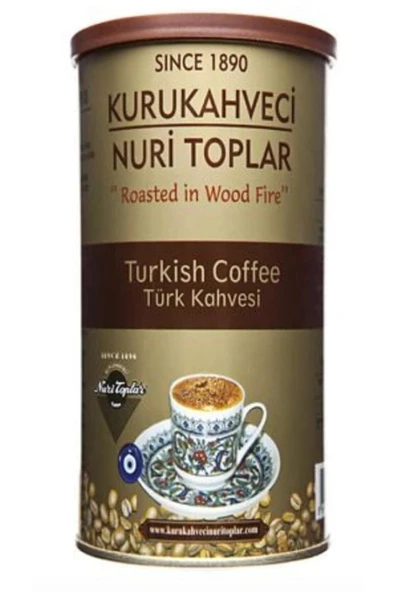 Nuri Toplar Kurukahveci Türk Kahvesi Teneke 250 G ürün görseli 1