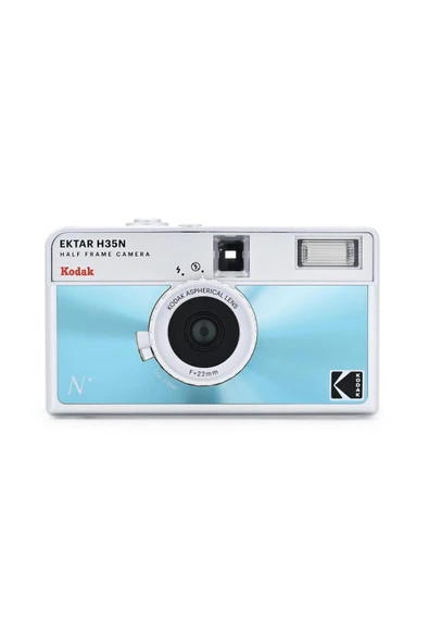 Kodak EKTAR H35N 35mm FIlmlI Fotoğraf MakInesI-Sırlı MavI ürün görseli 1
