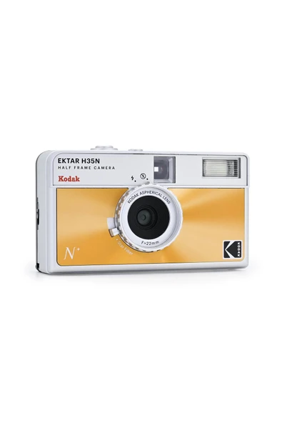 Kodak EKTAR H35N 35mm FIlmlI Fotoğraf MakInesI-Sırlı Turuncu ürün görseli 1