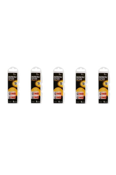 Duracell Activair 13 Kulaklık Pili 6'lı Blister ( 5 Paket ) ürün görseli 1