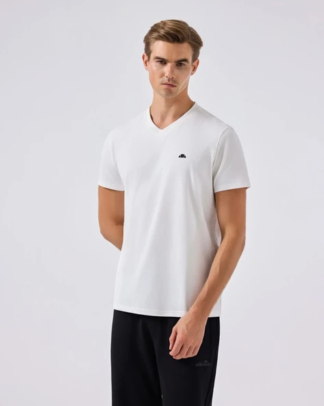 Ellesse 6SM5049-OF Erkek Tişört - Kırık Beyaz ürün görseli 1