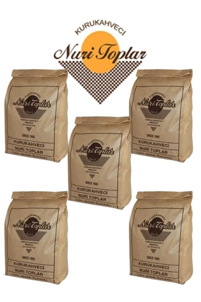 kurukahveci nuri toplar Türk Kahvesi 250 Gr. 5 Paket(günlük Çekilmiş) ürün görseli 1