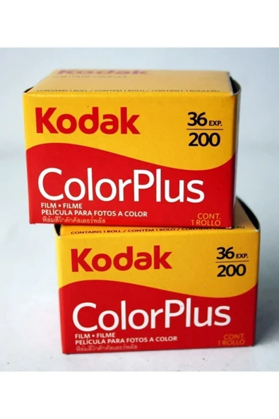 Kodak 2 Adet Color Plus 200 Asa Analog Fotoğraf Makinesi Film,135/36 -son Kullanım:06/2026 ürün görseli 1