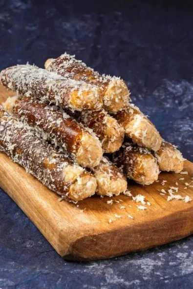 Gümüşhane Hindistan Cevizli Fındık Ezmeli Rulo Sarma 500 GR ürün görseli 1