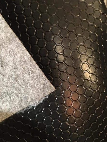 OTO ZEMİN KAPLAMA 2m X 3m PETEK DESENLİ pvc OTO YER DÖŞEMESİ ürün görseli 1