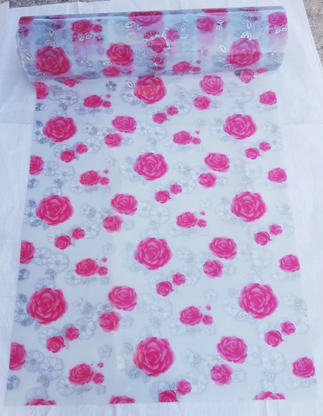 ŞEFFAF DESENLİ  100cm x 80cm MASA ÖRTÜSÜ 1.7mm KALIN PVC KAYMAZ MASA ÖRTÜSÜ ürün görseli 1