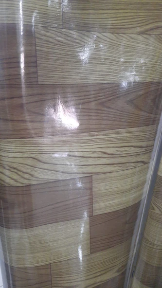 DÜZ KAHVERENGİ DESENLİ MUŞAMBA 150 CM  X 500 CM 0,5 MM ZEMİN KAPLAMA YER DÖŞEME ürün görseli 1