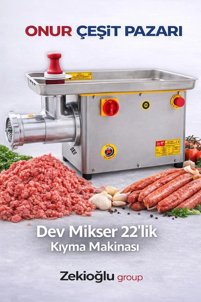 Dev Mikser 22'lik Kıyma Makinesi ürün görseli 1
