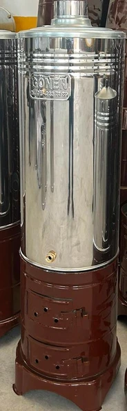 GÖNEN Banyo Kazanı 80lt- Elle Dolum-odunlu- Kömürlü Kullanım -paslanmaz Krom Çelik Gövdeli ürün görseli 1