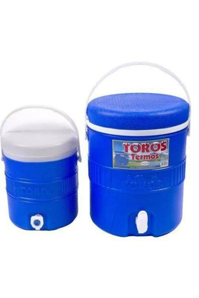 TOROS Musluklu TERMOS 14 L + Kamp PİKNİK Termosu 6 L TERMOS ürün görseli 1