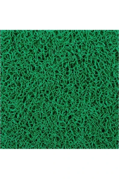 YEŞİL COLOURMAT Kaydırmaz Kaymaz Yolluk Karmaşık Halı Kıvırcık Paspas 120 cm X 100 cm ürün görseli 1