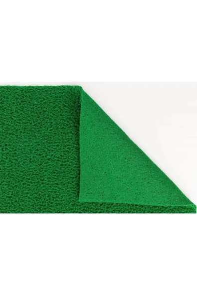 YEŞİL COLOURMAT Kaydırmaz Kaymaz Yolluk Karmaşık Halı Kıvırcık Paspas 120 cm X 200 cm ürün görseli 1