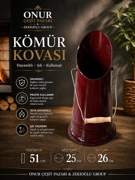 KÖMÜR KOVASI SOBA KOVASI ürün görseli 1