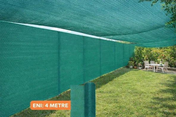 %40 Gölgelik File 4 METRE X 10 METRE Bahçe Gizleme Ağı Bahçe  Çit Örtüsü Meyve Ağacı Örtüsü ürün görseli 1