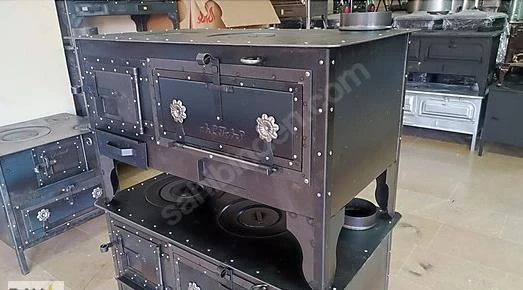 ALTAŞ  Kuzine SOBA 4 MM ÇOK AMAÇLI BAHÇE TİPİ KUZİNE SOBA ÖZEL EL YAPIMI SOBA ürün görseli 1