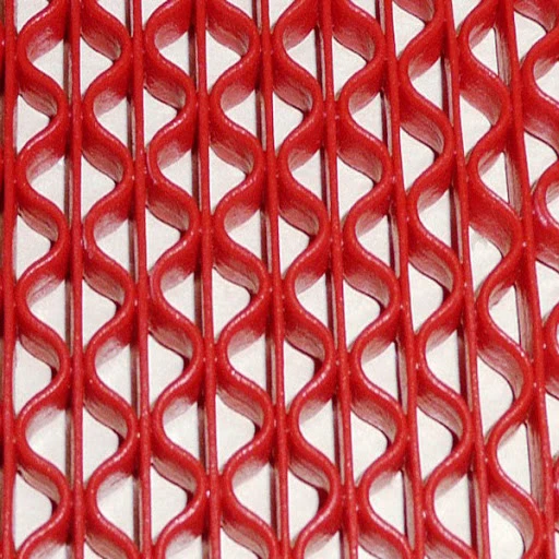 COLOURMAT Z-MAT KIRMIZI PASPAS 100cm X 200cm (KIRMIZI) ürün görseli 1