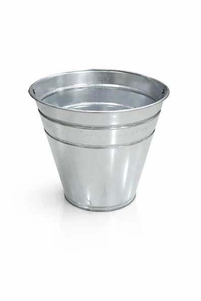Kum Kovası Su Kovası Metal Galvaniz Çok Amaçlı Kova  Çapı 30 cm ürün görseli 1