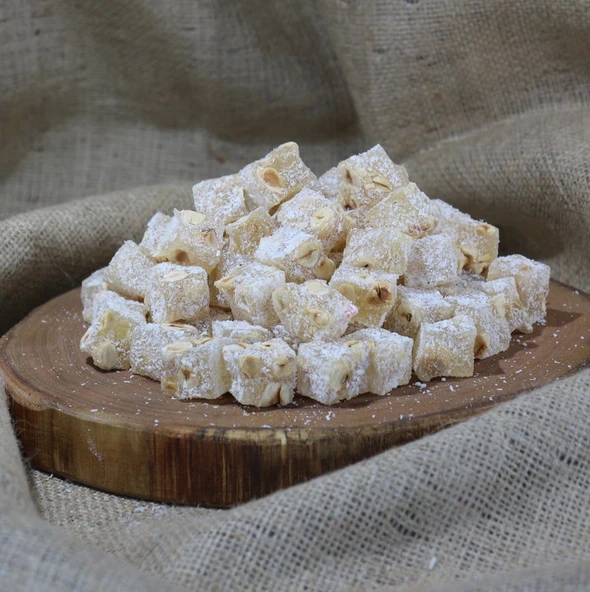 ÇİFTE KAVRULMUŞ 1KG FINDIKLI LOKUM 1KG ürün görseli 1