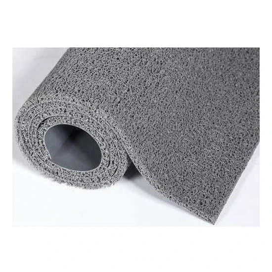 GRİ COLOURMAT Kaydırmaz Kaymaz Yolluk Karmaşık Halı Kıvırcık Paspas 120CM X 100CM ürün görseli 1