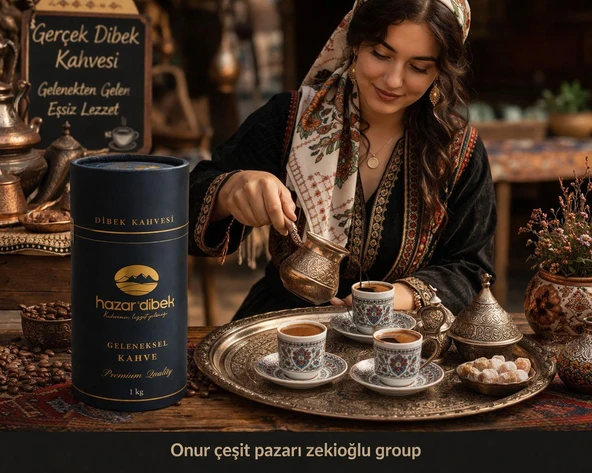 Hazar Dibek Kahvesi 1 Kg  Geleneksel Taş Dibek Öğütme ürün görseli 1