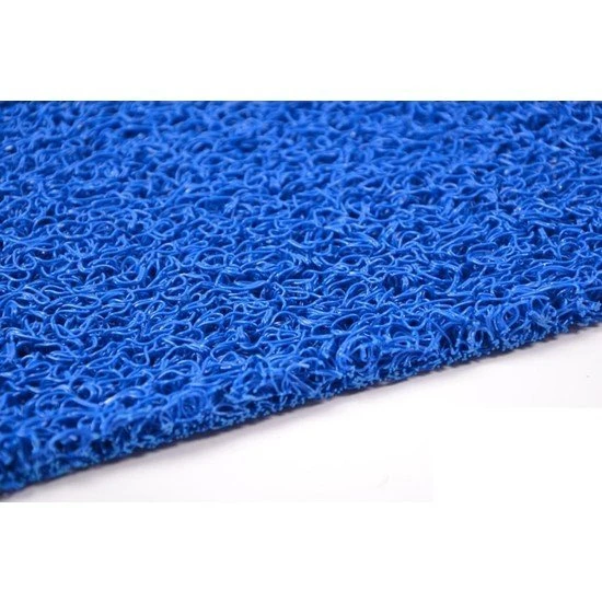 Mavi COLOURMAT Kaydırmaz Kaymaz Yolluk Karmaşık Halı Kıvırcık Paspas 120CM X 200CM ürün görseli 1