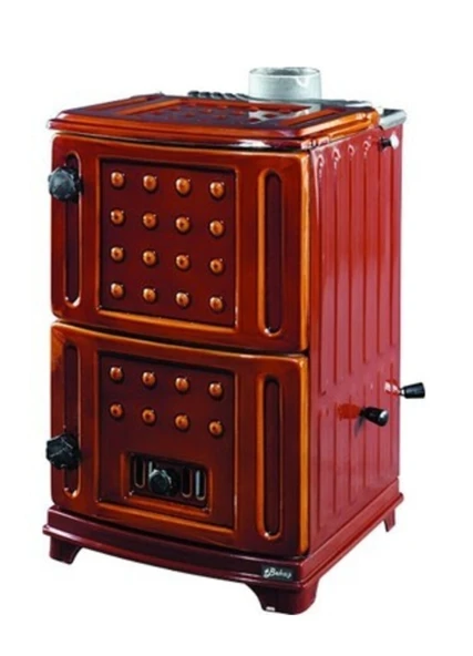 BEKAŞ 903 SOBA ÇİFT KAPAKLI TUĞLALI TURBO SOBA ürün görseli 1