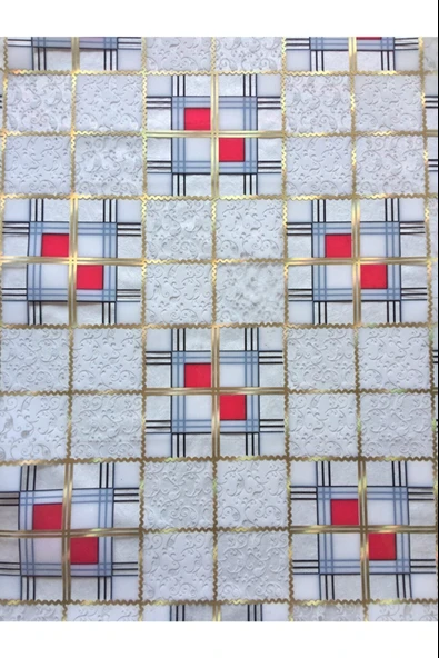 ŞEFFAF DESENLİ MASA ÖRTÜSÜ 1,4 mm 80 cm X 100CM ürün görseli 1