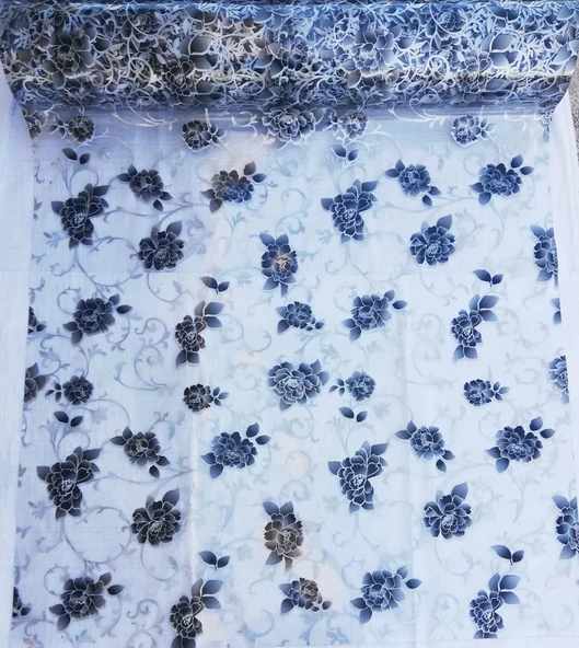 MASA ÖRTÜSÜ DESENLİ ŞEFFAF  MASA ÖRTÜSÜ 1.7mm KALIN PVC KAYMAZ 100 CM X 100 CM ürün görseli 1