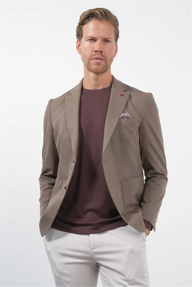 Vizon 6 Drop Slim Fit Pamuklu Ceket 1002260126 ürün görseli 1