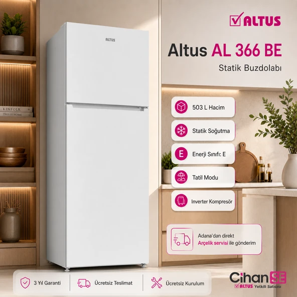 Altus AL-366-BE 503 Litre Buzdolabı ürün görseli 1