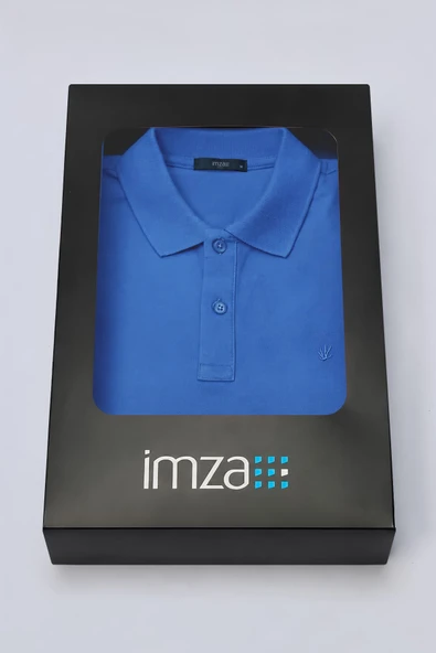 Saks Polo Yaka Pike Kısa Kol Slim Fit Pamuklu Tişört 1011260170 ürün görseli 1
