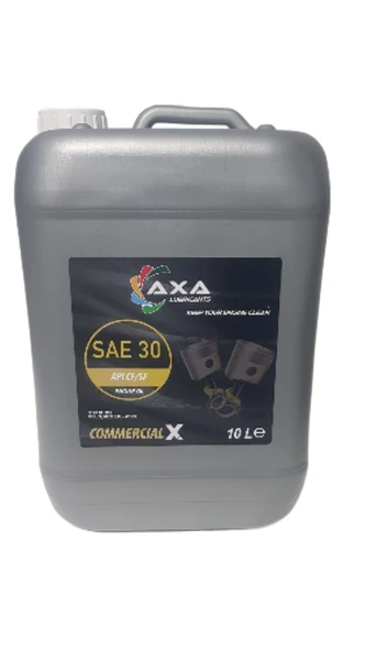 AXA LUBRİCANTS SAE 30 10 LT ZİNCİR VE MOTORLU TESTERE YAĞI (ÜRETİM YILI:2024) ürün görseli 1