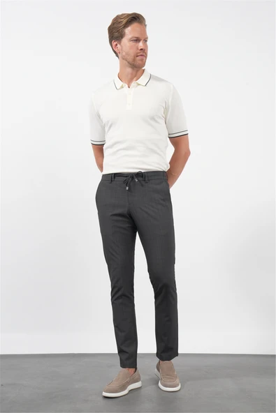 Füme Yan Cep Slim Fit Esnek Jogger Pantolon 1003260179 ürün görseli 1