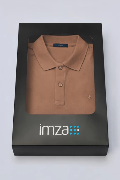 Vizon Polo Yaka Pike Kısa Kol Slim Fit Pamuklu Tişört 1011260170 ürün görseli 1