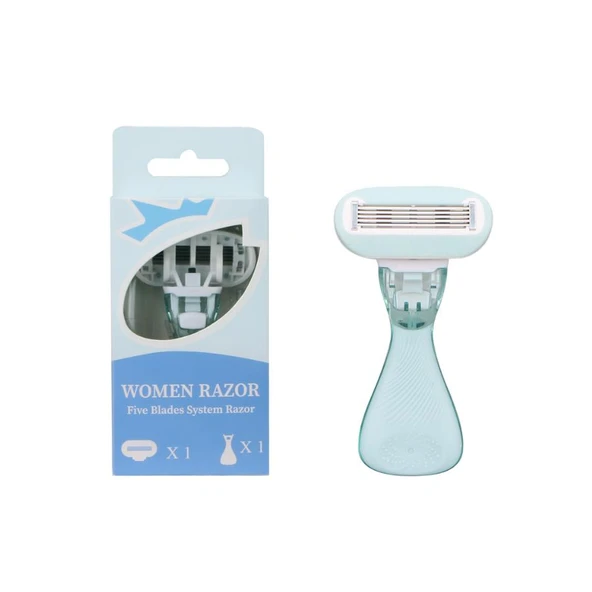 Dynamo Beauty Kadın 5 Bıçaklı Mini Tıraş Bıçağı-Kutulu, Seyahat Boy ürün görseli 1