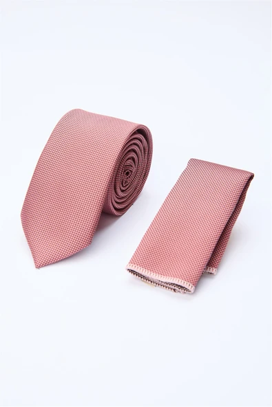 Mor Kuş Gözü Desen  7 Cm  Kravat 1090260100 ürün görseli 1