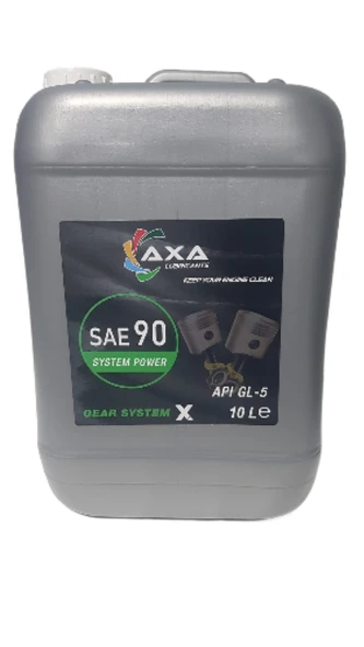 AXA LUBRİCANTS SAE 90 10 LT Asansör ve Dişli Yağı(ÜRETİM YILI:2024) ürün görseli 1