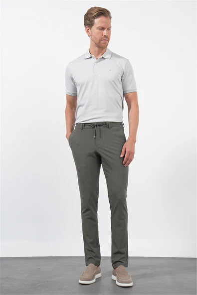 Yeşil Yan Cep Slim Fit Esnek Jogger Pantolon 1003260179 ürün görseli 1