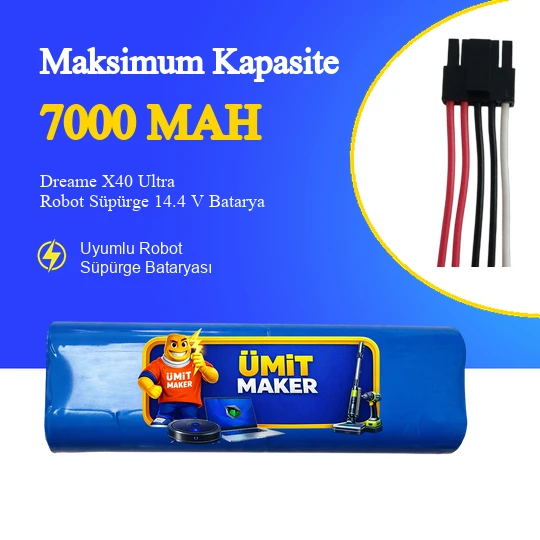 Dreame X40 Ultra Robot Süpürge 7000 mAh Batarya ürün görseli 1